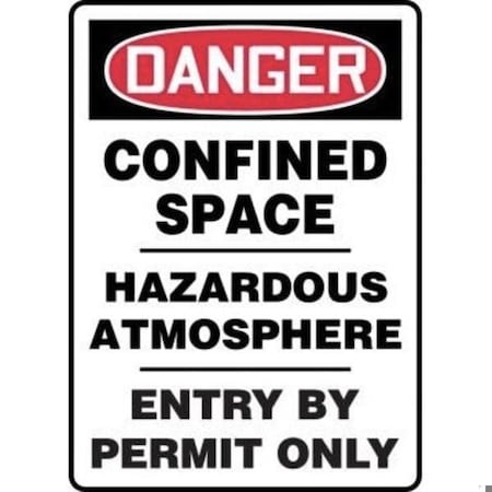 Accuform OSHA DANGER SAFETY SIGN CONFINED MCSP011VA MCSP011VA